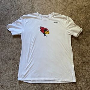Illinois State Redbirds Nike Dri-Fit Short Sleeve Tech T-Shirt Size Large